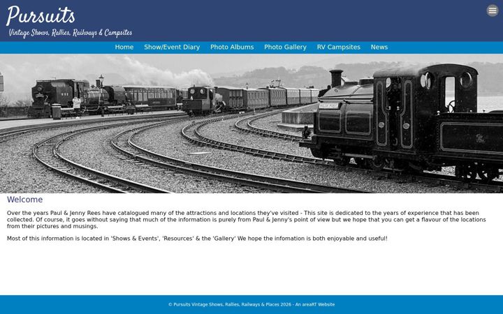 Captură de ecran a arvm.co.uk