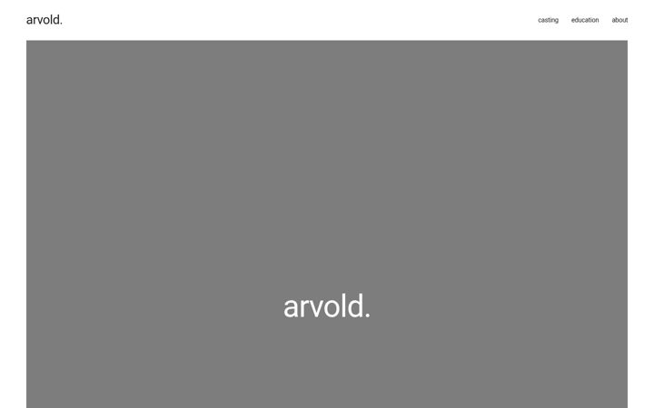 Skjámynd af arvold.com