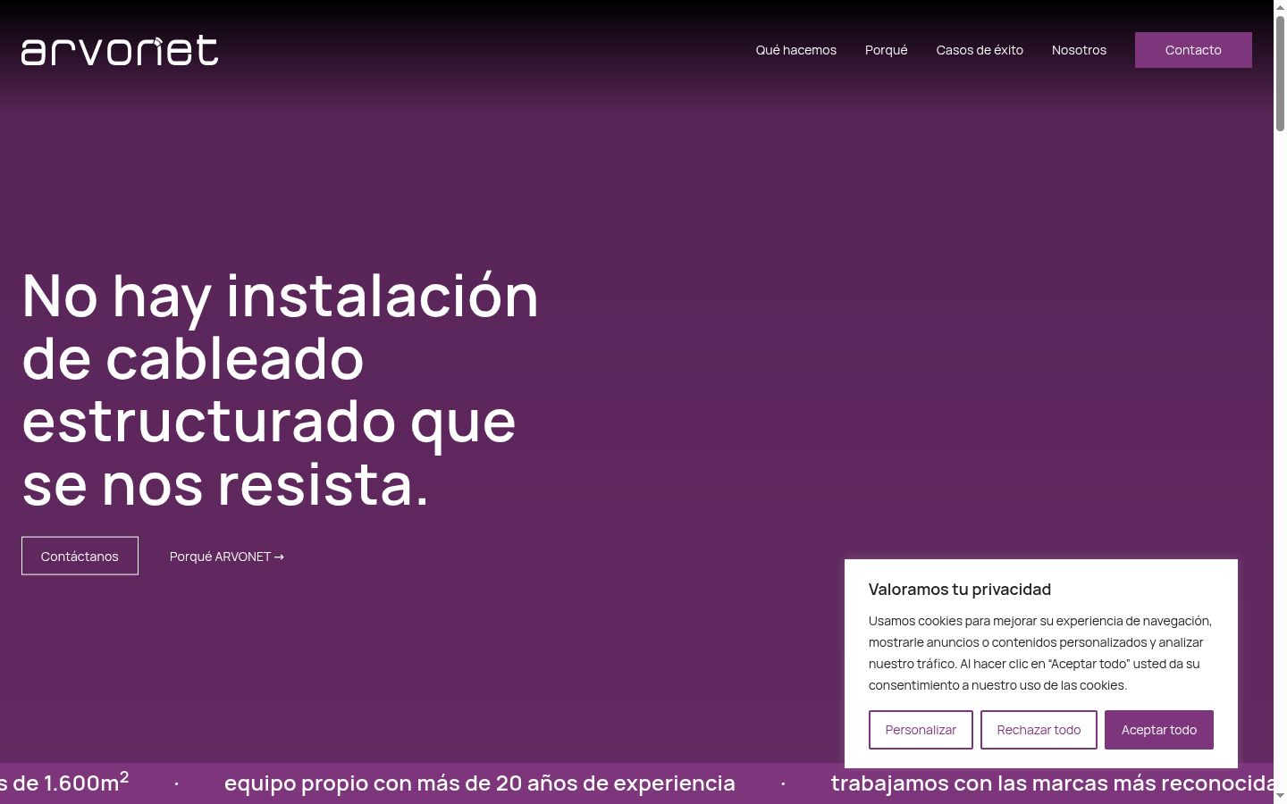 Screenshot tal-banner tal-kunsens muri qabel kwalunkwe interazzjoni