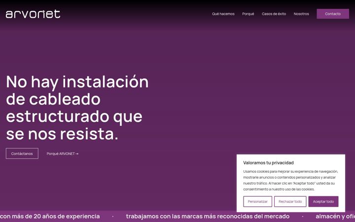 Screenshot ta' arvonet.com
