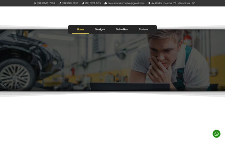Screenshot of arvoredoautomotiva.com.br
