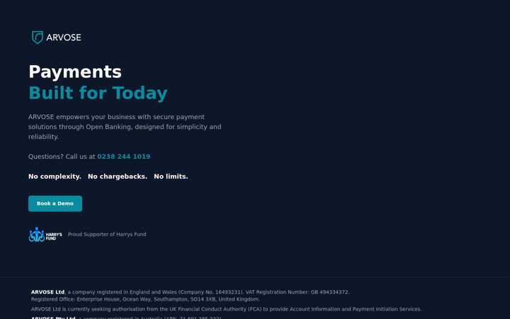 Screenshot ta' arvose.com