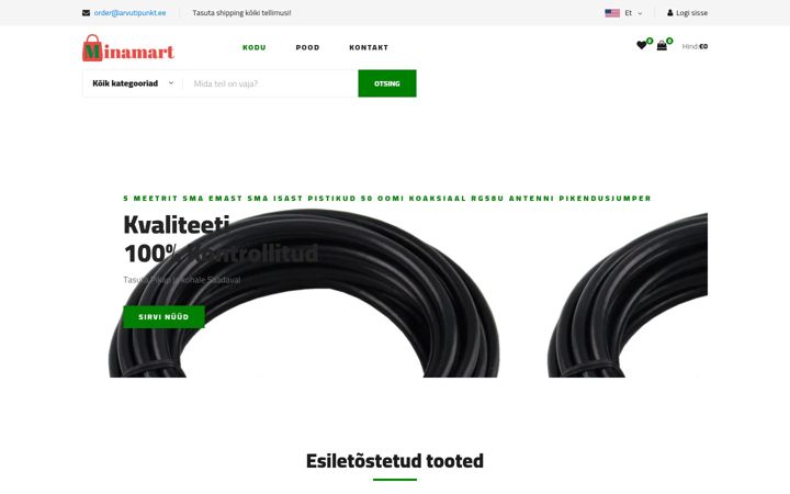 Screenshot of arvutipunkt.ee