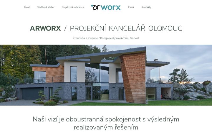 Screenshot of arworx.cz