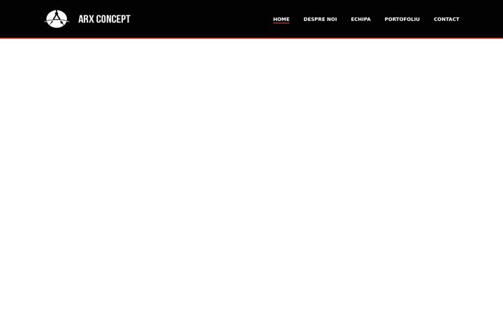 Screenshot of arx-concept.ro