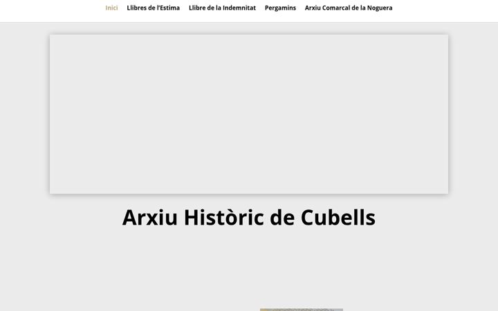 Snímek obrazovky arxiucubells.cat
