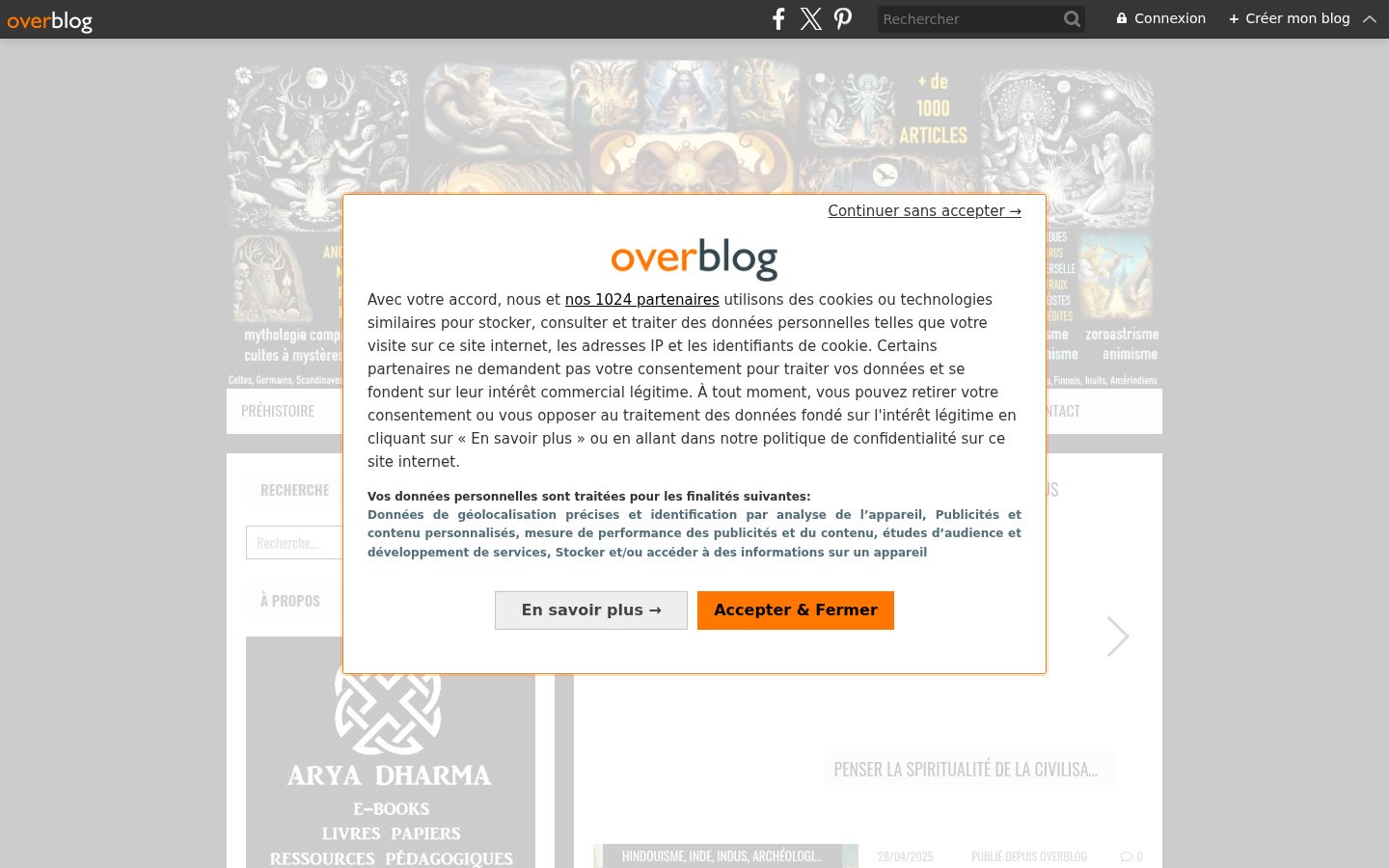 Screenshot tal-banner tal-kunsens muri qabel kwalunkwe interazzjoni