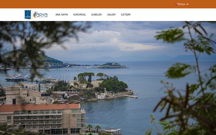 Screenshot von aryakusadasi.com