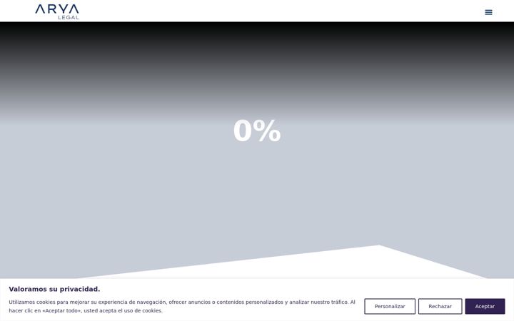 Screenshot von aryalegal.es