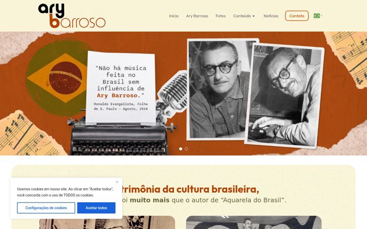 Screenshot ta' arybarroso.com