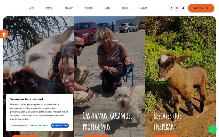 Screenshot of arycanbienestaranimal.com