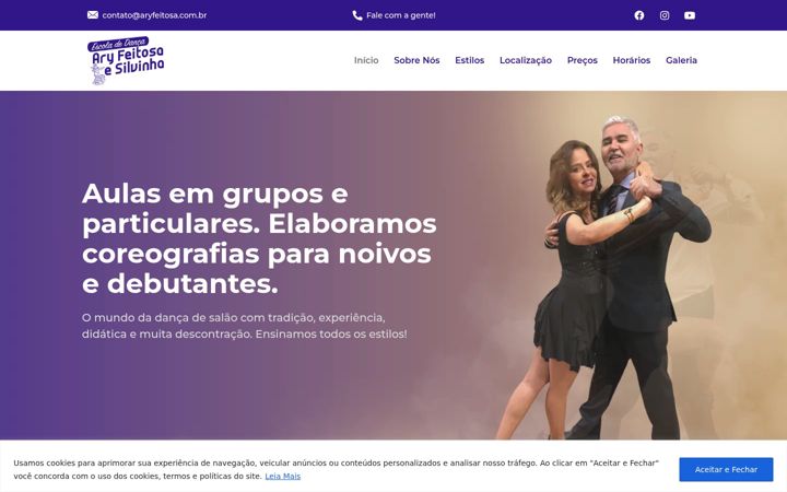 Skjámynd af aryfeitosa.com.br