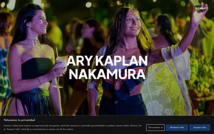 Screenshot of arykn.com