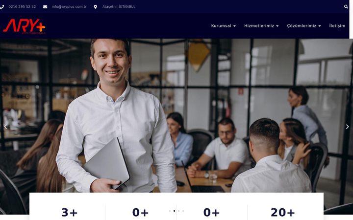 Screenshot of aryplus.com.tr