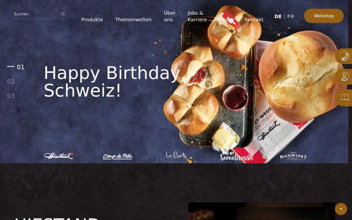 Screenshot of aryztafoodsolutions.ch