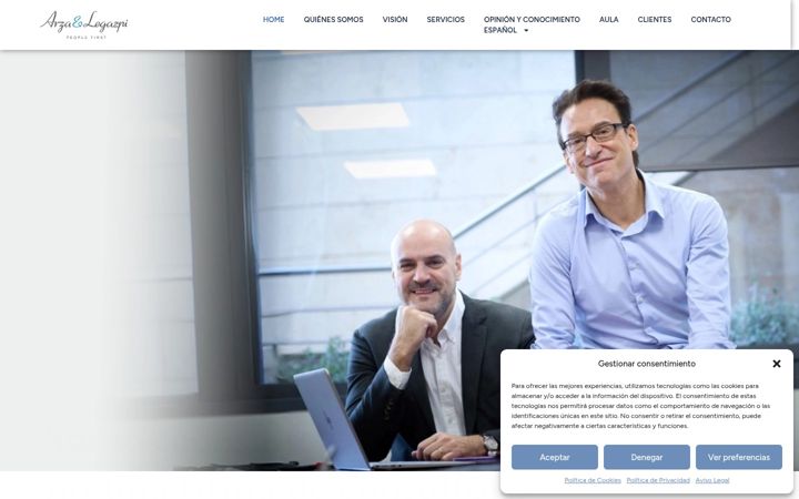 Screenshot di arzalegazpi.com