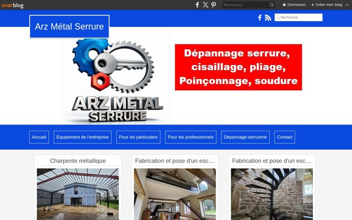 Screenshot of arzmetal56.com