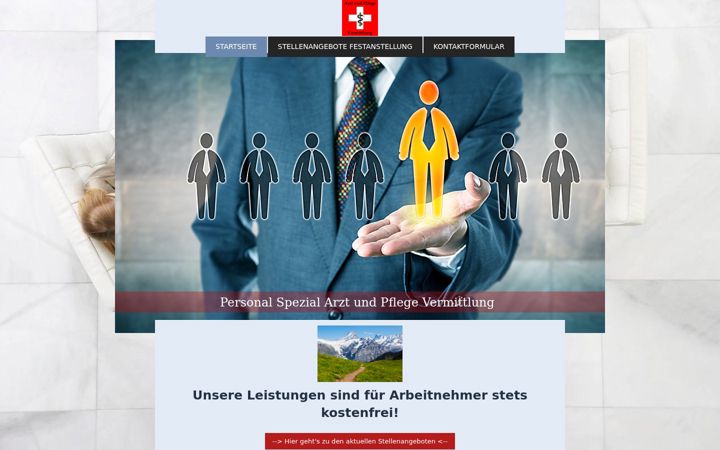 Screenshot of arzt-job-schweiz.ch