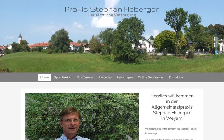 Képernyőkép: arzt-weyarn.de