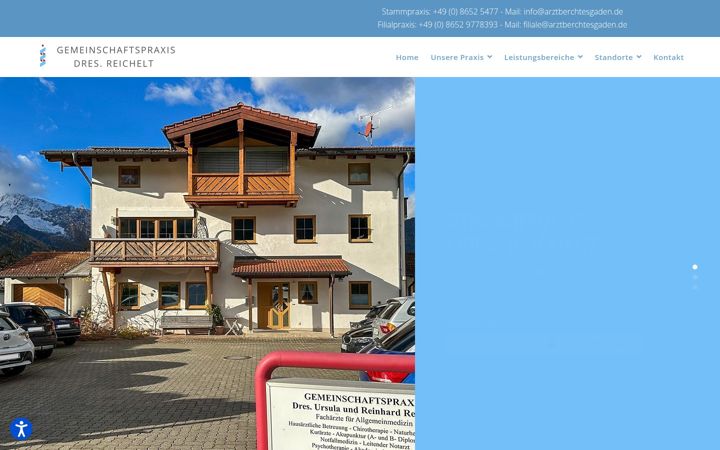 Képernyőkép: arztberchtesgaden.de