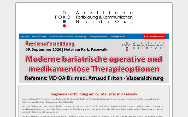 Captura de ecrã de arztfortbildung.net