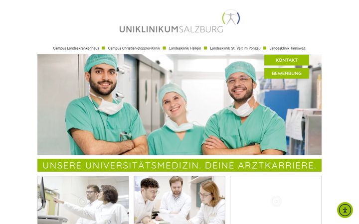 Screenshot of arztkarriere.at