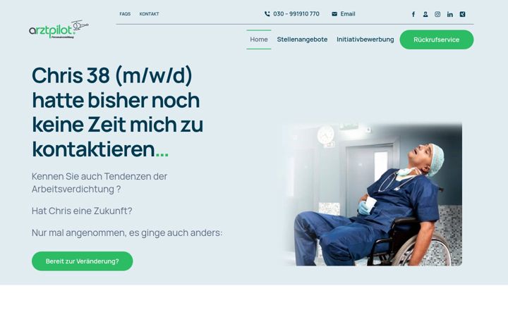 Képernyőkép: arztpilot.de