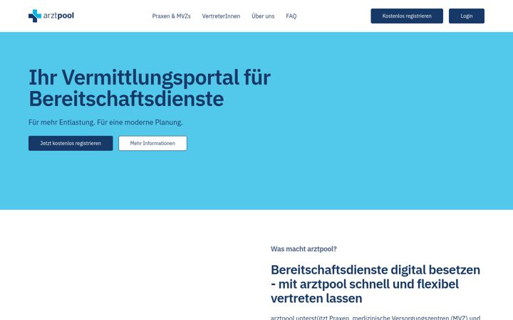 Képernyőkép: arztpool.de