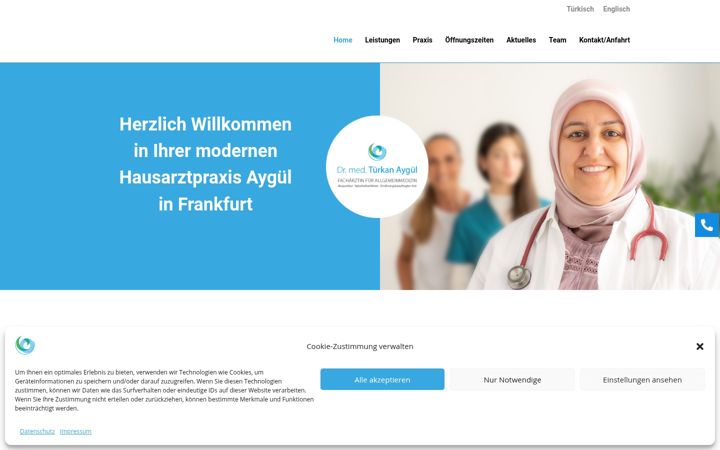 Ekrānuzņēmums no arztpraxis-allgemeinmedizin.de