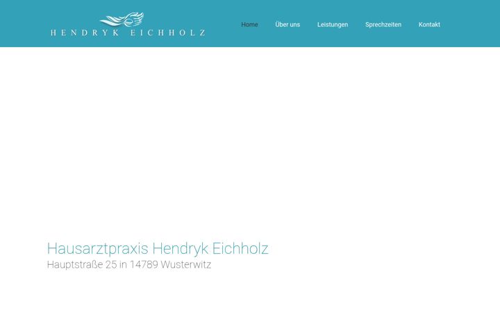 Snímek obrazovky arztpraxis-eichholz.de