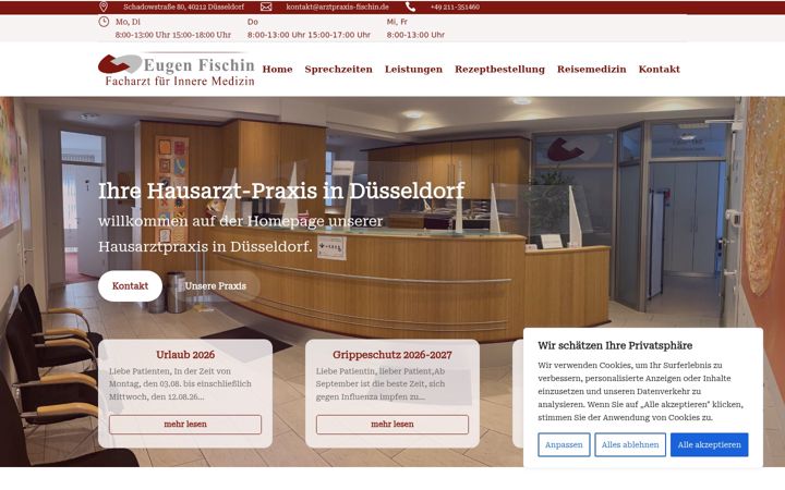 Screenshot di arztpraxis-fischin.de