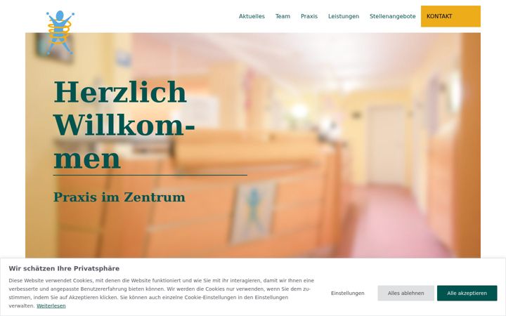 Snímek obrazovky arztpraxis-hettwer.de