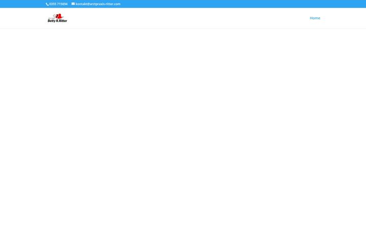 Screenshot of arztpraxis-ritter.com