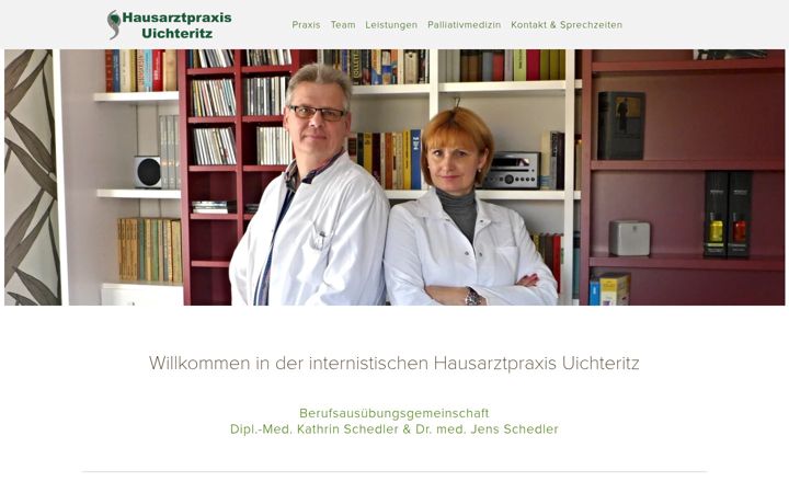 Képernyőkép: arztpraxis-schedler.de