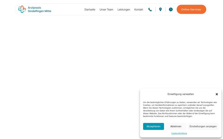 Ekrānuzņēmums no arztpraxis-sindelfingen.de