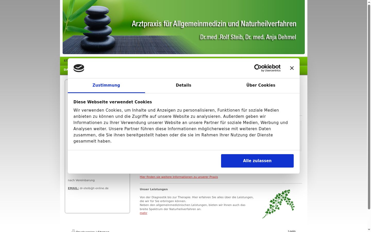 Ekrānuzņēmums ar piekrišanas baneri, kas tika rādīts pirms jebkādas mijiedarbības