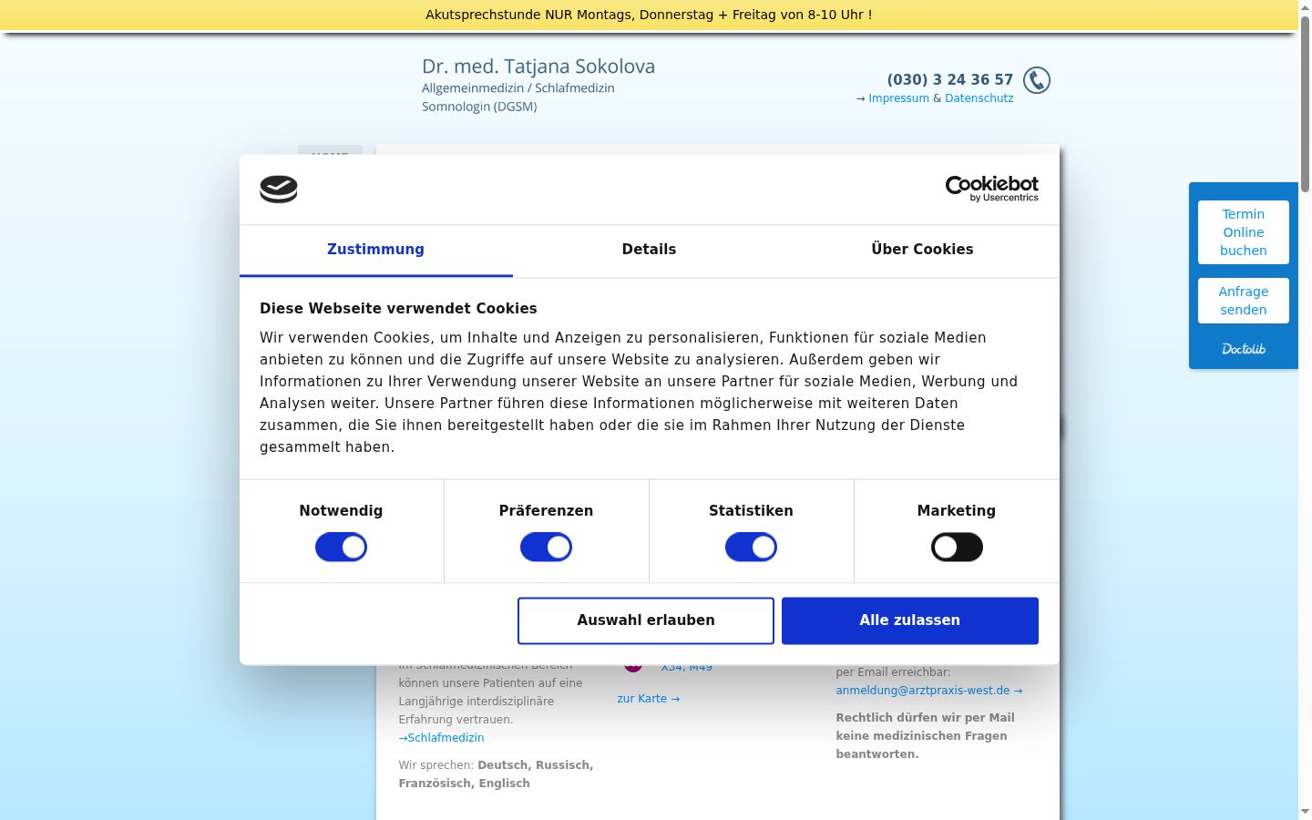 Sutikimo reklamjuostės, rodytos prieš bet kokią sąveiką, ekrano kopija