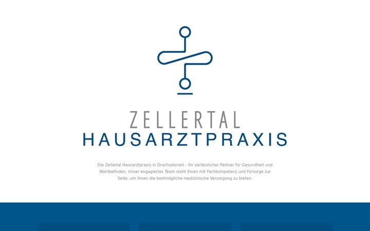 Screenshot of arztpraxis-zellertal.de