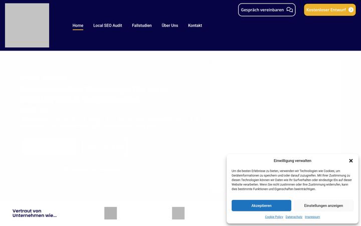 Snímek obrazovky arztpraxiswebdesign.com