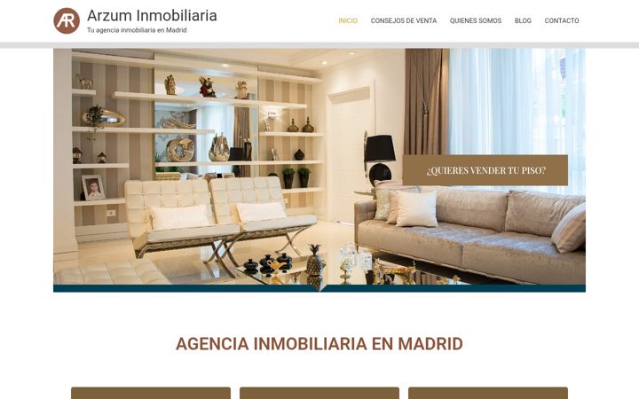 Screenshot di arzuminmobiliaria.es