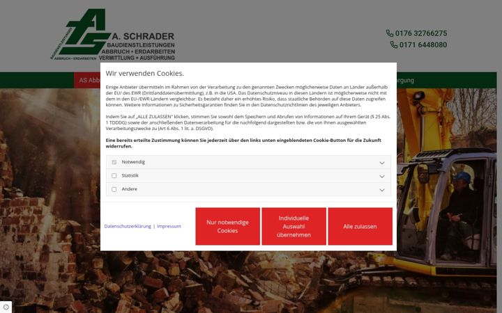 Screenshot di as-abbruch-hannover.de