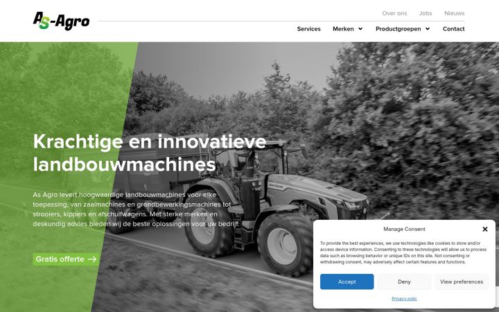 Screenshot di as-agro.be