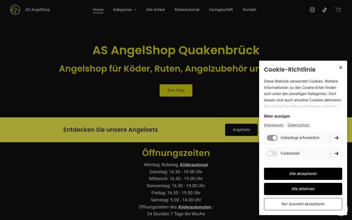 Snimka zaslona za as-angelshop.de