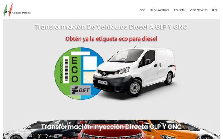 Skärmbild av as-autogassystems.es
