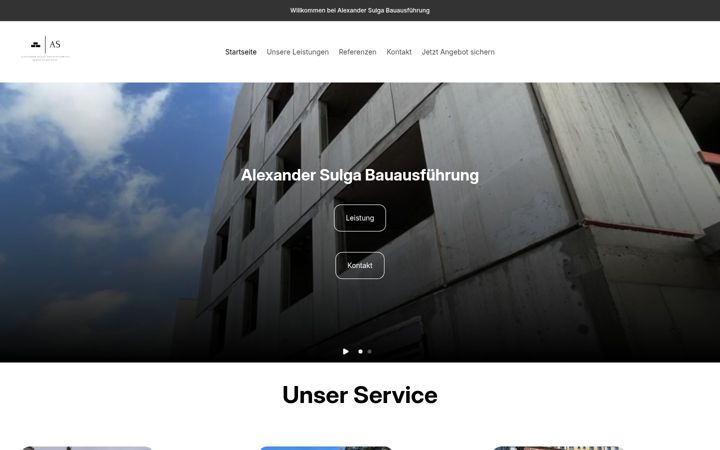 Skärmbild av as-bauausfuehrung.de