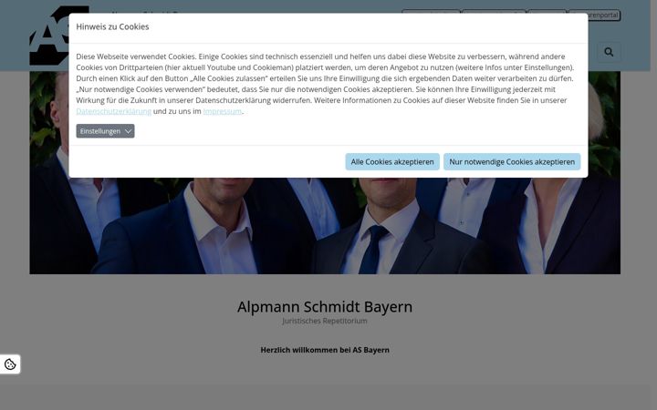 Skärmbild av as-bayern.de