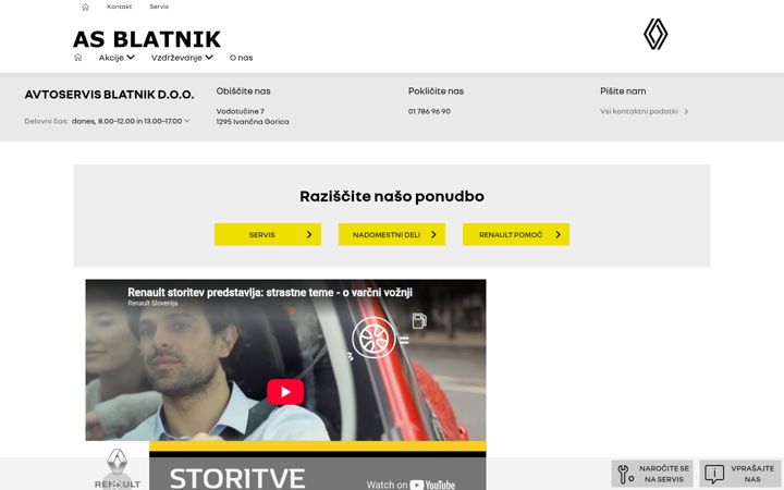 Screenshot του as-blatnik.si