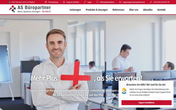 Screenshot του as-bueropartner.de