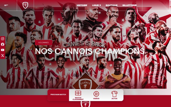 Screenshot of as-cannes.com