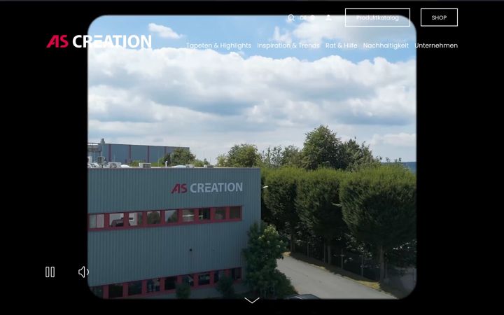 Screenshot of as-creation.com